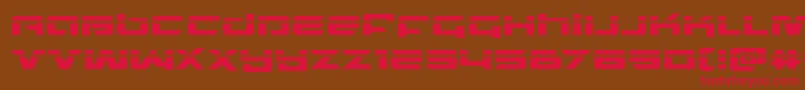northstarlaser Font – Red Fonts on Brown Background