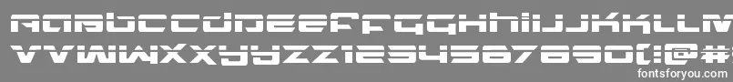 northstarlaser Font – White Fonts on Gray Background