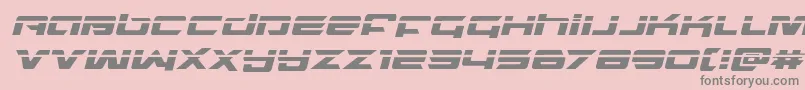 More about northstarlaserital Font northstarlaserital Font – Gray Fonts on Pink Background