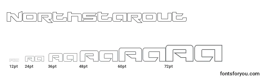 Northstarout (135752) Font Sizes
