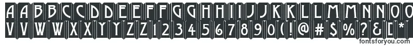 AModernoemb-fontti – erittäin leveät fontit