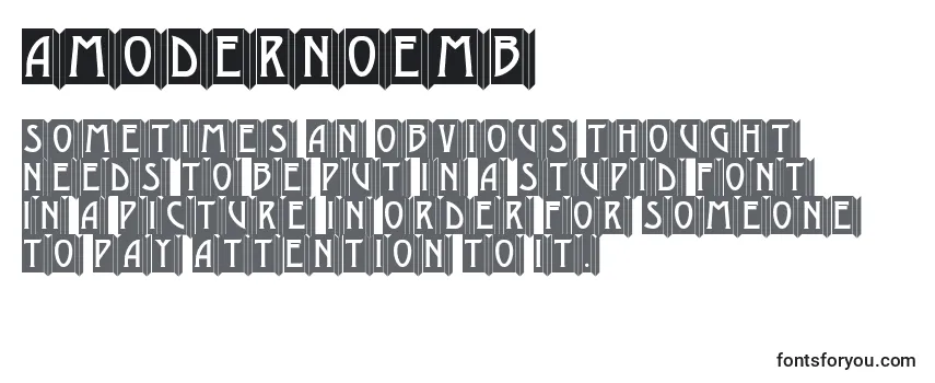 AModernoemb Font