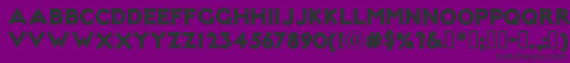 NOTMK    Font – Black Fonts on Purple Background