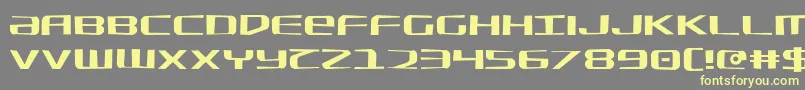 SdfJagged Font – Yellow Fonts on Gray Background