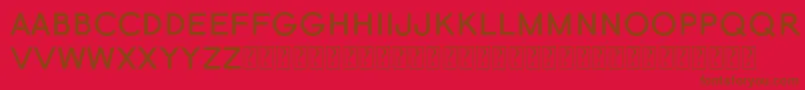Novah Font-fontti – ruskeat fontit punaisella taustalla
