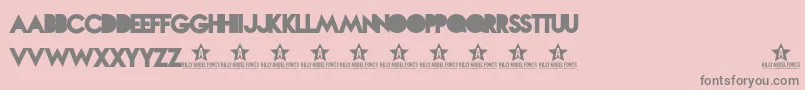 NOVASOLID TRIAL    Font – Gray Fonts on Pink Background
