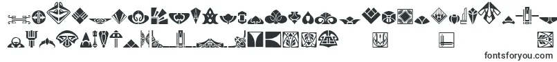 フォントNovo Deco Ornaments – フォントの図形