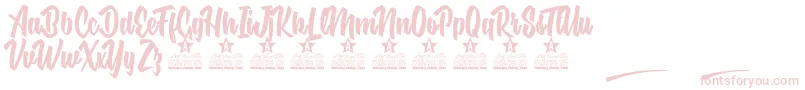 fuente Nuclear Boots Personal Use – Fuentes Rosadas Sobre Fondo Blanco