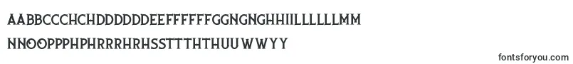nufced DEMO-fontti – walesilaiset fontit