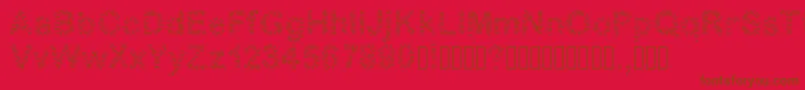 fuente Numero1 – Fuentes Marrones Sobre Fondo Rojo