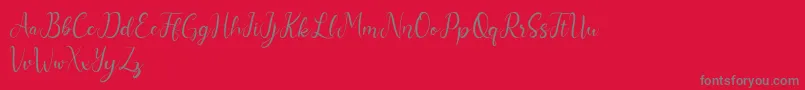More about Nurul Font Nurul Font – Gray Fonts on Red Background