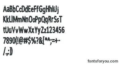 nWorder font – destroyed Fonts