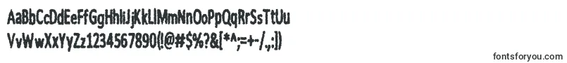 Шрифт nWorder – разрушенные шрифты