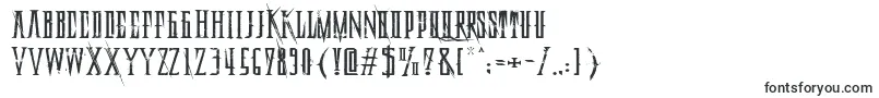DeadlyBlackChainExtended Font – OTF Fonts