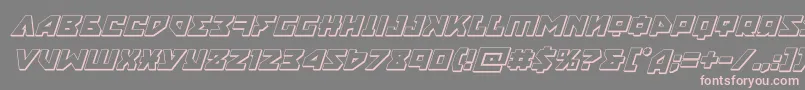 nyet3dital Font – Pink Fonts on Gray Background