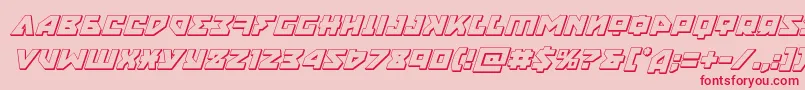 nyet3dital Font – Red Fonts on Pink Background