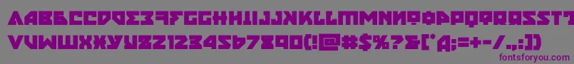 nyetbold Font – Purple Fonts on Gray Background