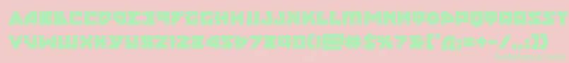 nyetbold Font – Green Fonts on Pink Background