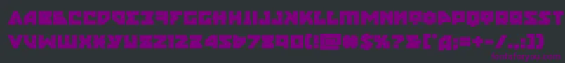 nyetbold Font – Purple Fonts on Black Background