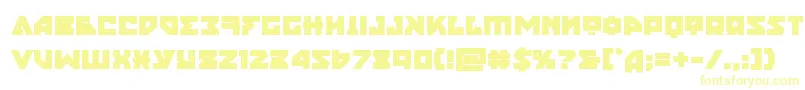 Шрифт nyetbold – жёлтые шрифты на белом фоне