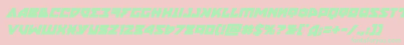 nyetboldital Font – Green Fonts on Pink Background