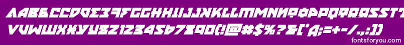 nyetboldital Font – White Fonts on Purple Background