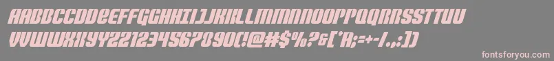 Nightwraithcondital Font – Pink Fonts on Gray Background