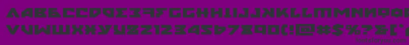 Czcionka nyetexpand – czarne czcionki na fioletowym tle