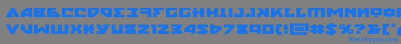 Шрифт nyetexpand – синие шрифты на сером фоне