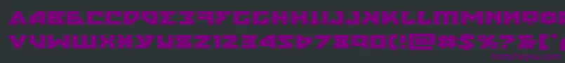 Шрифт nyetexpand – фиолетовые шрифты на чёрном фоне