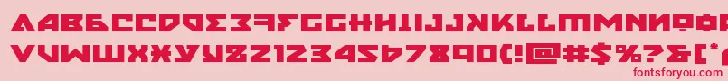 nyetexpand Font – Red Fonts on Pink Background