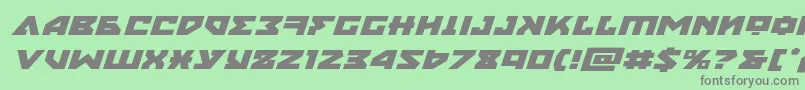 Шрифт nyetexpandital – серые шрифты на зелёном фоне