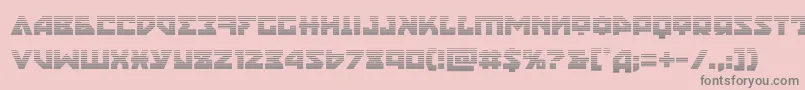 nyetgrad Font – Gray Fonts on Pink Background