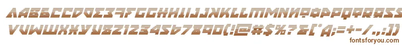 nyetgradital Font – Brown Fonts on White Background