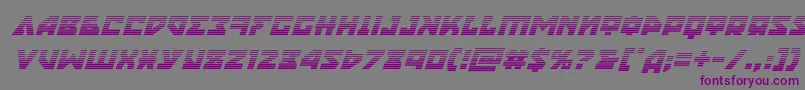 nyetgradital Font – Purple Fonts on Gray Background