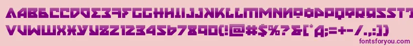 nyethalf Font – Purple Fonts on Pink Background