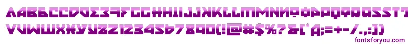 nyethalf Font – Purple Fonts on White Background