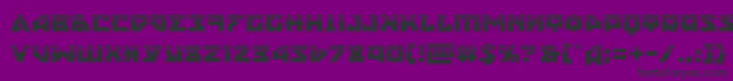 nyethalf Font – Black Fonts on Purple Background