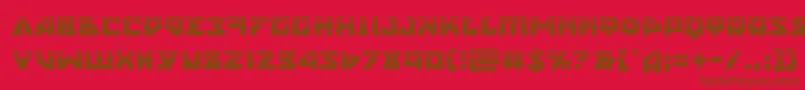 More about nyethalf Font nyethalf Font – Brown Fonts on Red Background