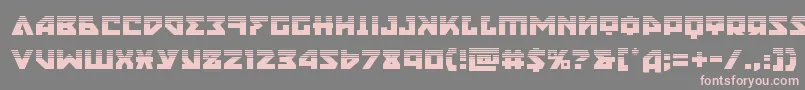 nyethalf Font – Pink Fonts on Gray Background