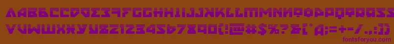 nyethalf Font – Purple Fonts on Brown Background