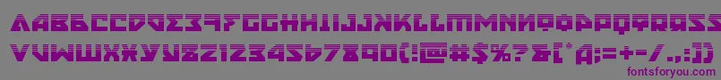 Шрифт nyethalf – фиолетовые шрифты на сером фоне