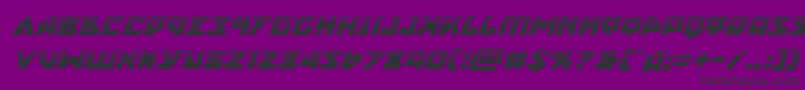 nyethalfital Font – Black Fonts on Purple Background