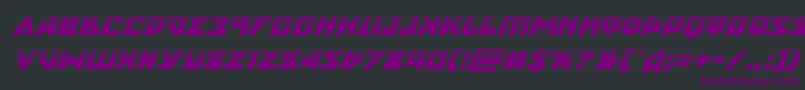 nyethalfital Font – Purple Fonts on Black Background