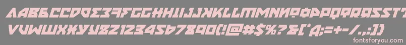 nyetital Font – Pink Fonts on Gray Background