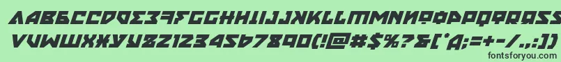 nyetital Font – Black Fonts on Green Background