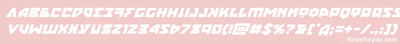 nyetital Font – White Fonts on Pink Background