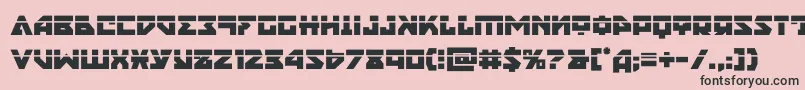 nyetlaser Font – Black Fonts on Pink Background