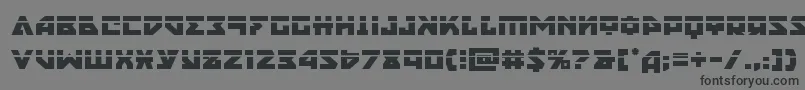 nyetlaser-Schriftart – Schwarze Schriften auf grauem Hintergrund