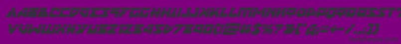 nyetlaserital Font – Black Fonts on Purple Background